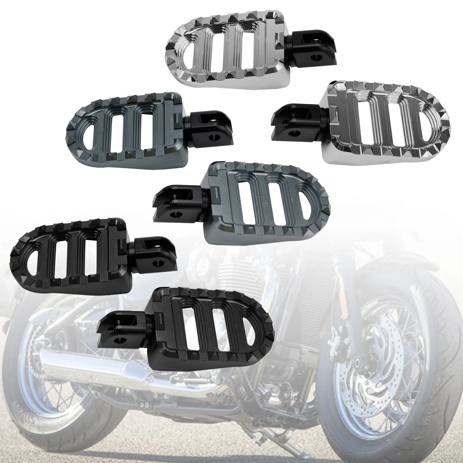 Areyourshop Poggiapiedi Anteriori Pedana Adatta Per Speedmaster 2018-2023 Rocket 3Gt 2020-2023 Accessori Moto Parti