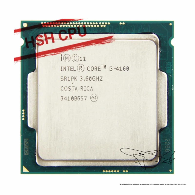 Processore Cpu Intel Core I3-4160 I3 4160 3.6 Ghz Dual-Core Quad-Thread 3M 54W Lga 1150