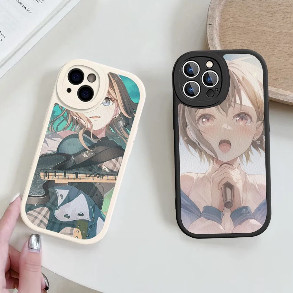 Bang Dream It'S My Go Custodia Rigida In Pelle Per Iphone 14 13 12 Mini 11 14 Pro Max Xs X Xr 7 8 Plus Fundas
