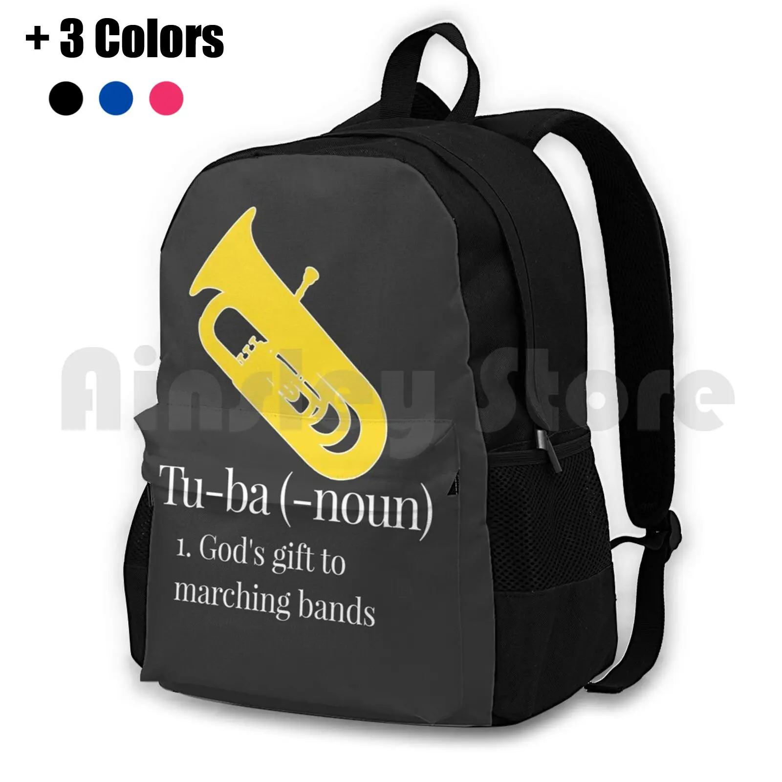 Tuba-Definizione: Dio'S Gift O Marching Bands-Funny Marching Band / Concert Band Design Zaino Da Trekking All'Aperto Equitazione Arrampicata