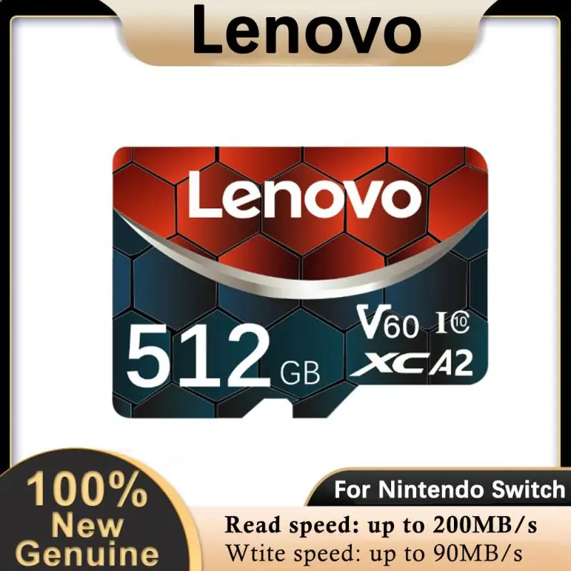Lenovo Original Newest Micro Memory Card C10 U3 4K Hd Trans 128Gb Sd Flash Card Per Fotocamera Gopro Dji Nintendo Switch Tf Card