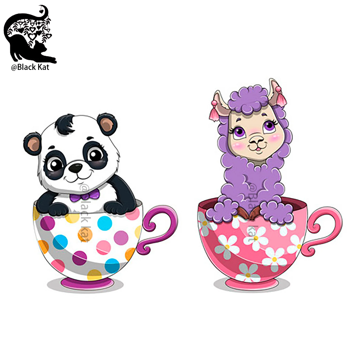 New Love Princess Alpaca Panda Taglio Muore Tazza Di San Valentino Animali Stencil In Metallo Per Scrapbook Carta Regalo Craft