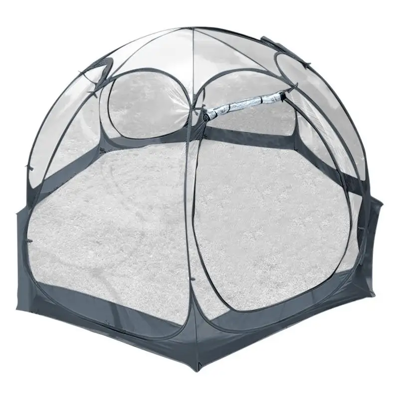 Tenda Da Cortile Trasparente Impermeabile Trasparente Bubble House Pieghevole Bubble House Per Campeggio Backyard Garden Party Addensato