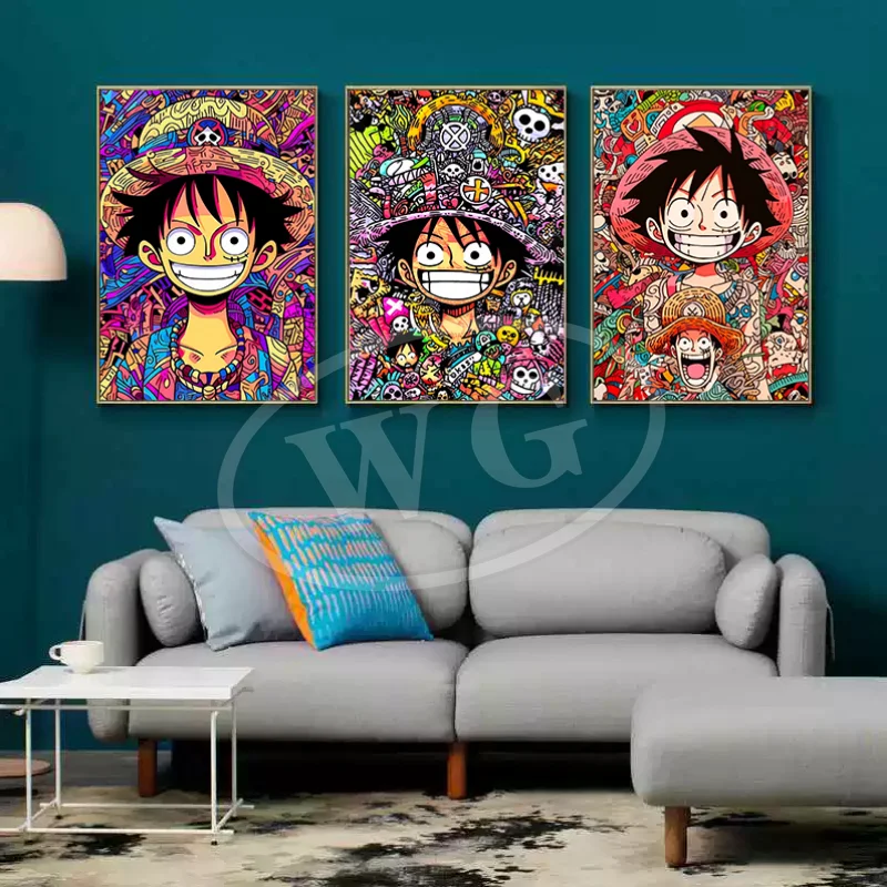 One Piece Classic Japanese Anime Monkey D Rufy Hd Canvas Painting Room Decoration Estetica Art Wall Paintings Gift No Frame