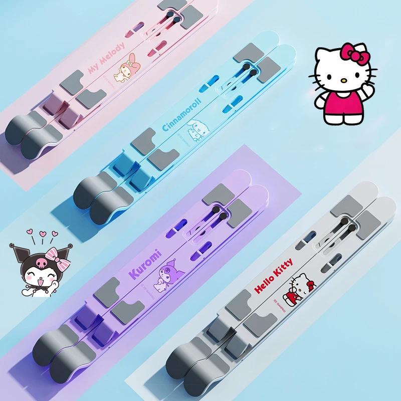 Kawaii Kuormi Supporto Per Laptop Anime Cartoon Sanrio Cinnamoroll Cute Desktop Storage Lift Frame Dissipazione Del Calore Giocattoli Regali Ragazze