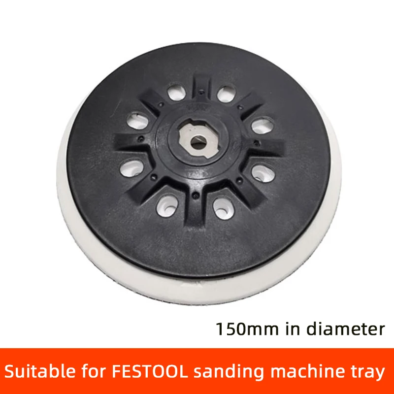 Adatto Per Festool Dry Mill Grinding Pad 150/5 Dry Mill Grinding Pad Round Tray Ventosa