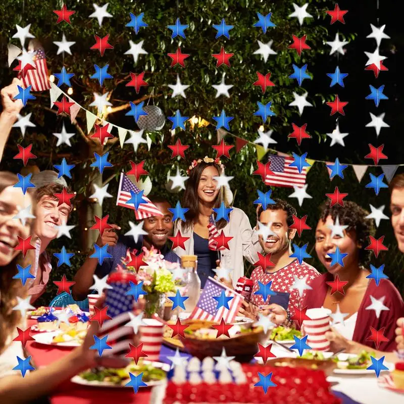 Festa Nazionale Triangolo Bandiera Americana Banner Memorial Day Banner Bunting Flags Decorazioni Per Striscioni Americani Per La Festa Di Celebrazion
