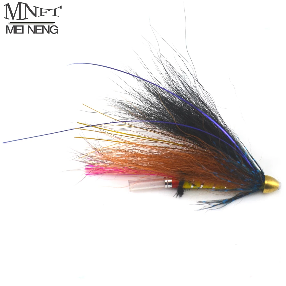 Mnft 4 Pezzi Di Mosche Conehead Per Salmon Trout E Steelhead Streamer Fly Fishing Bait