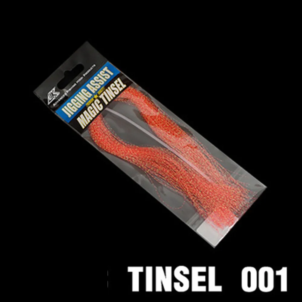 Fly Tying Crystal Jigs Hook Assist Flessibile Olografico Tinsel Sabiki Fly Tying Streamer Jigs Confezione Di Colori Assortiti