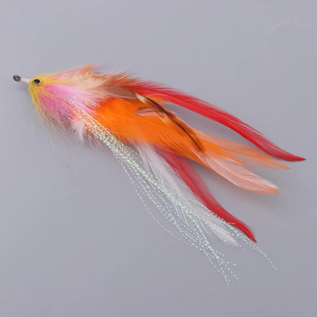 Trota Steelhead Salmone Luccio Streamer Fly Per La Pesca A Mosca 14Cm / 5.5