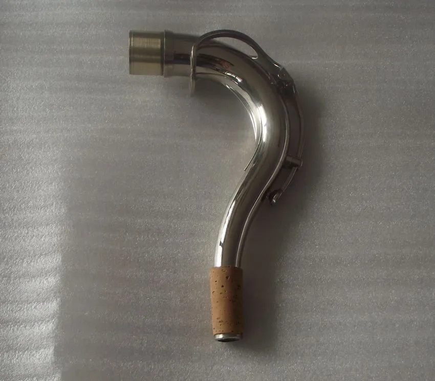 New Tenor Saxophone Neck Nichelato 28Mm Materiale D'Ottone