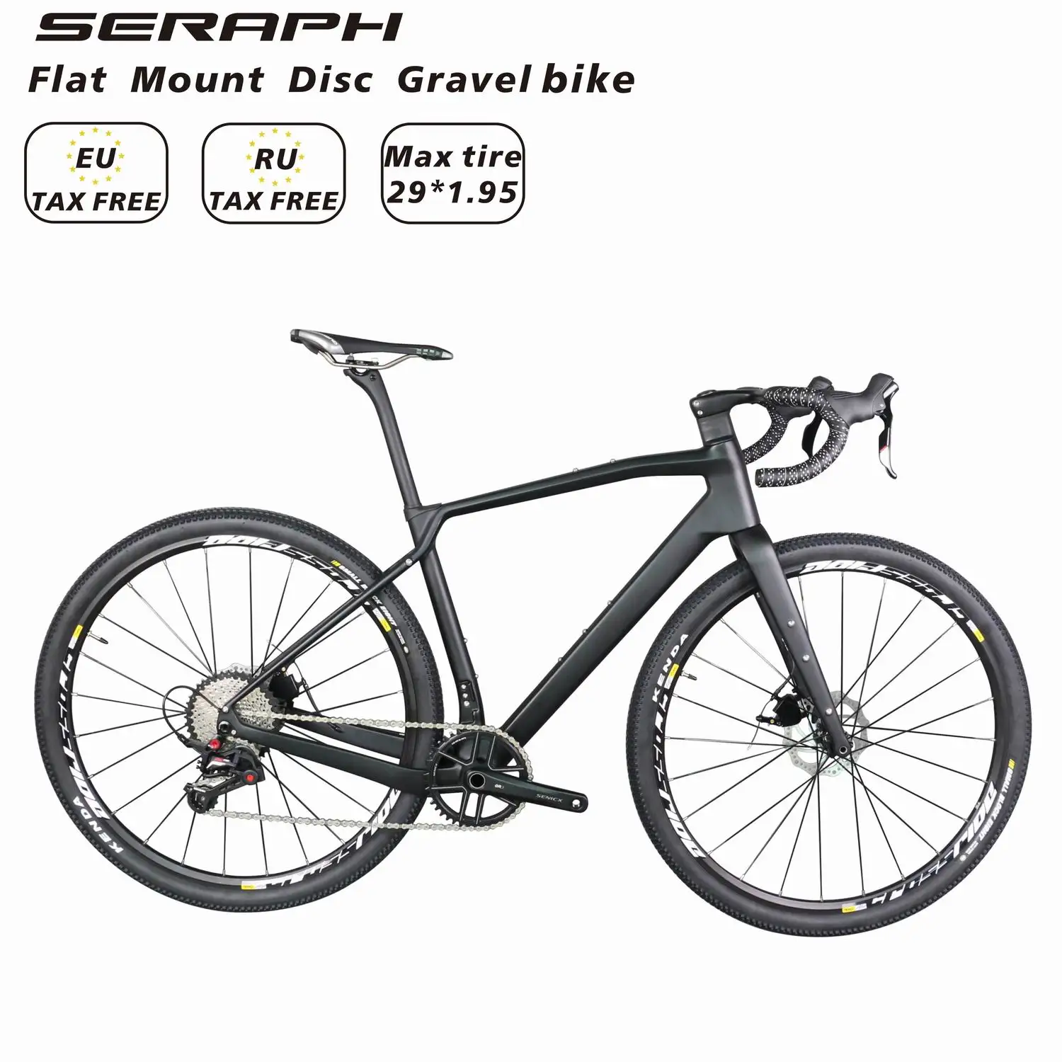 2023 New Gravel Bike Bicycle Full Inner Cable Disc Gravel Bici Completa Gr047 E 29Er Alluminio