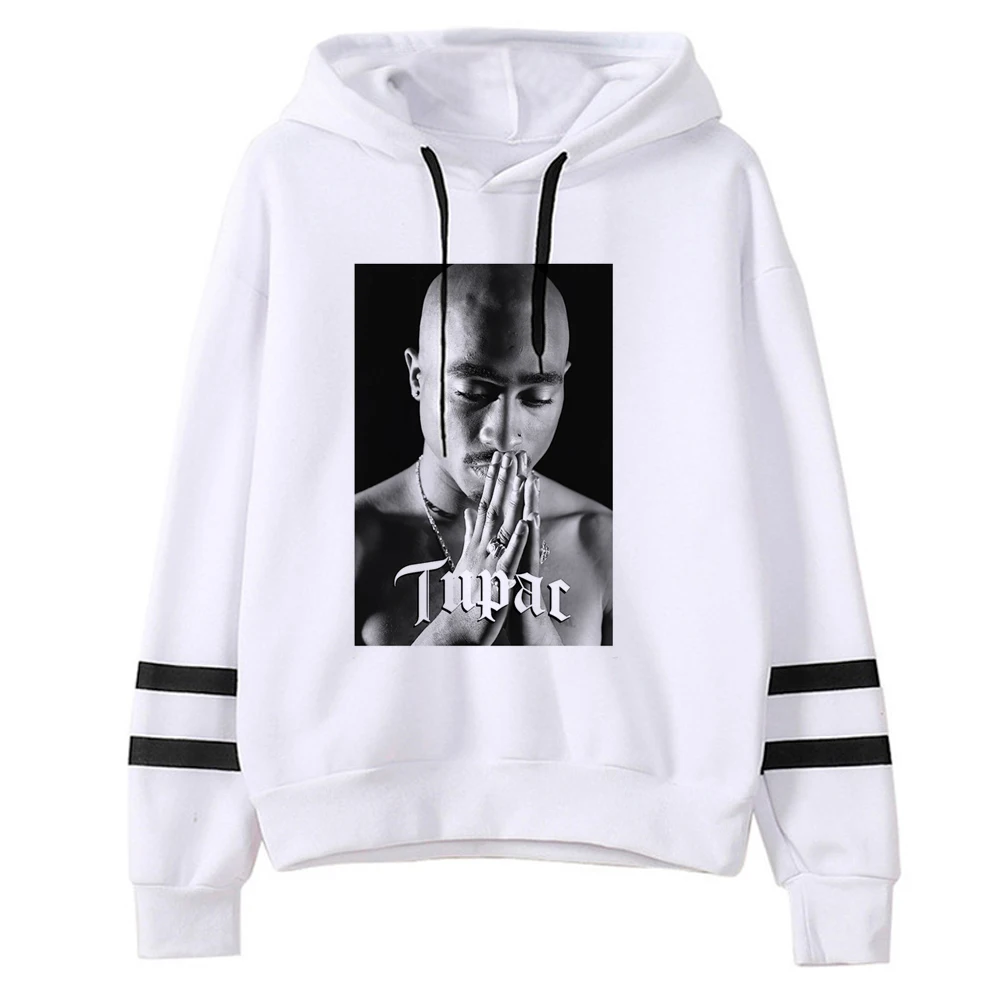 2Pac Felpe Con Cappuccio Donna Anime Estetica Y2K Estetica Camicia Con Cappuccio Femminile Estetica Tira