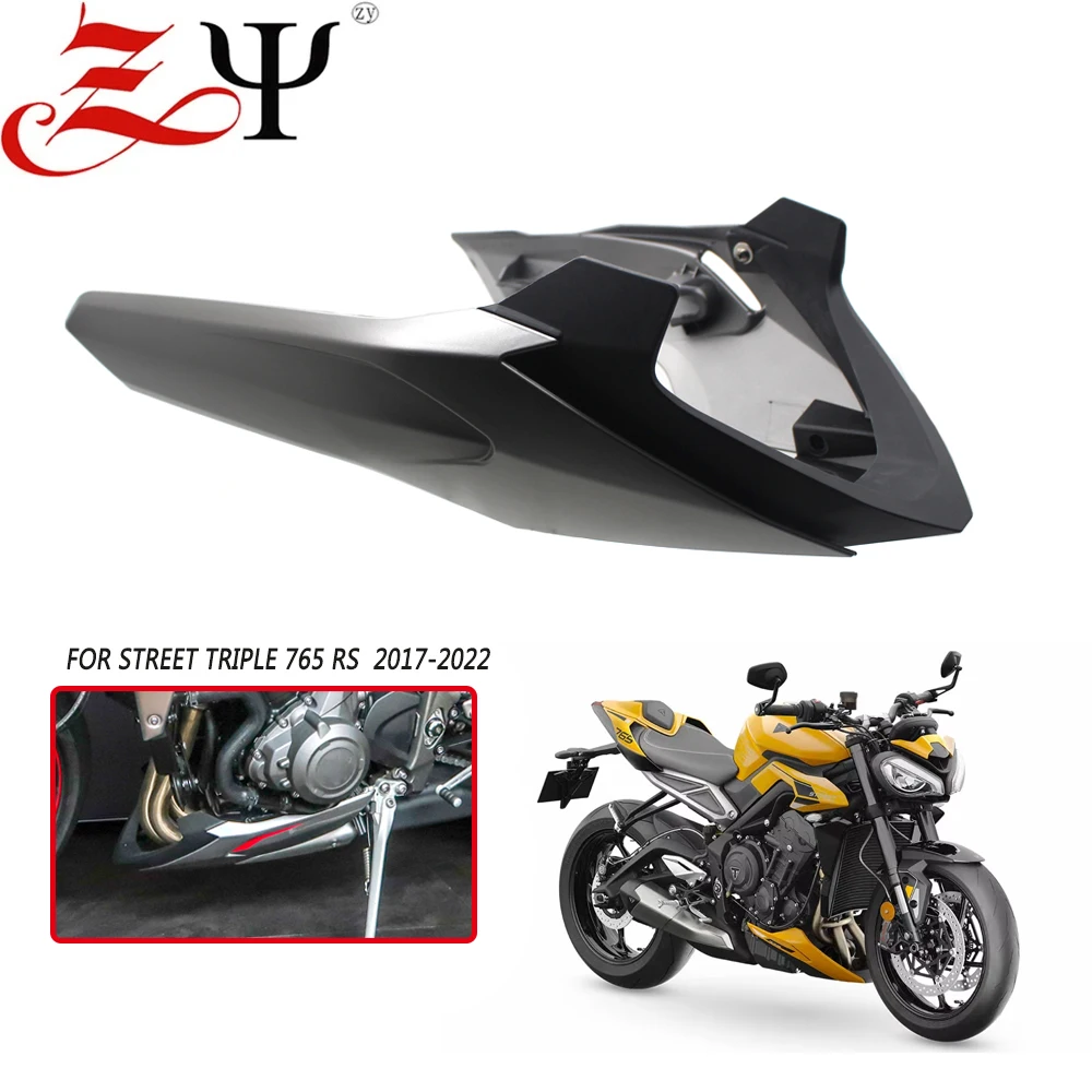 Belly Pan Inferiore Motore Chassis Carenatura Guard Skid Plate Spoiler Cover Protector Per Street Triple 765 Rs 765Rs 2017-2022