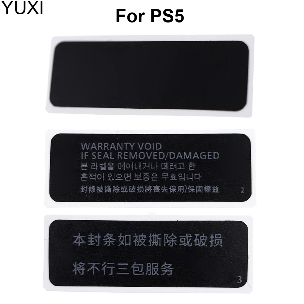 Yuxi Housing Shell Sticker Lable Seals Per Ps5 Console Housing Sticker Label Per Console Ps5
