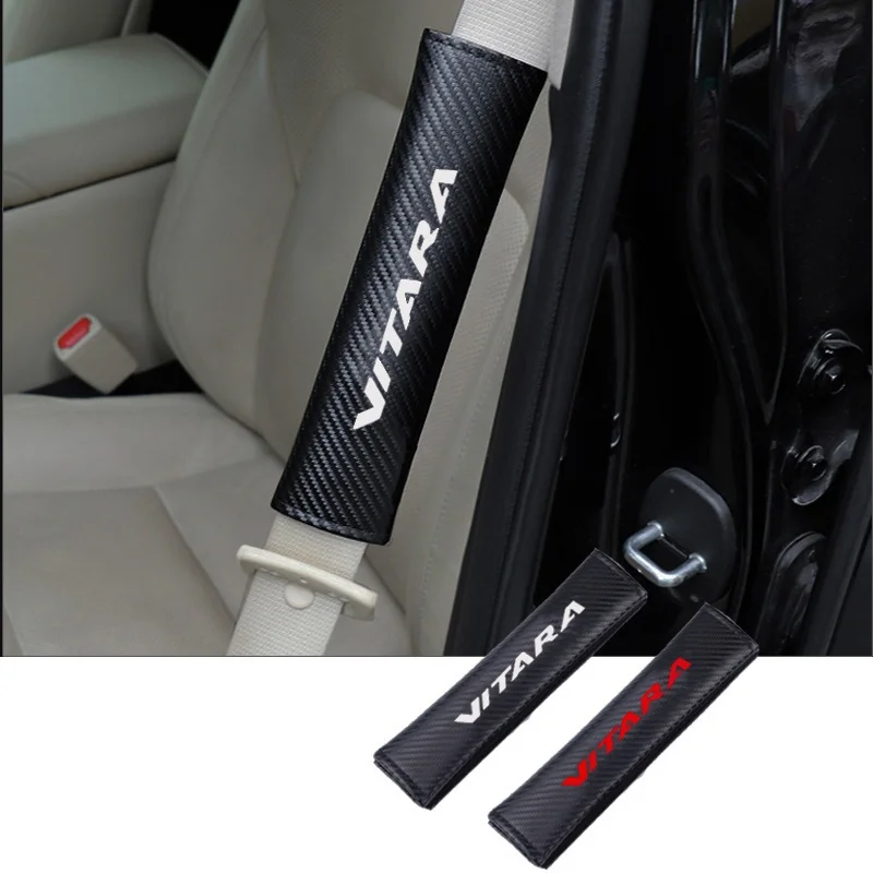 2 Pezzi Pu Fashion Car Seat Belt Cover Car Seat Belt Spalline Per Suzuki Vitara