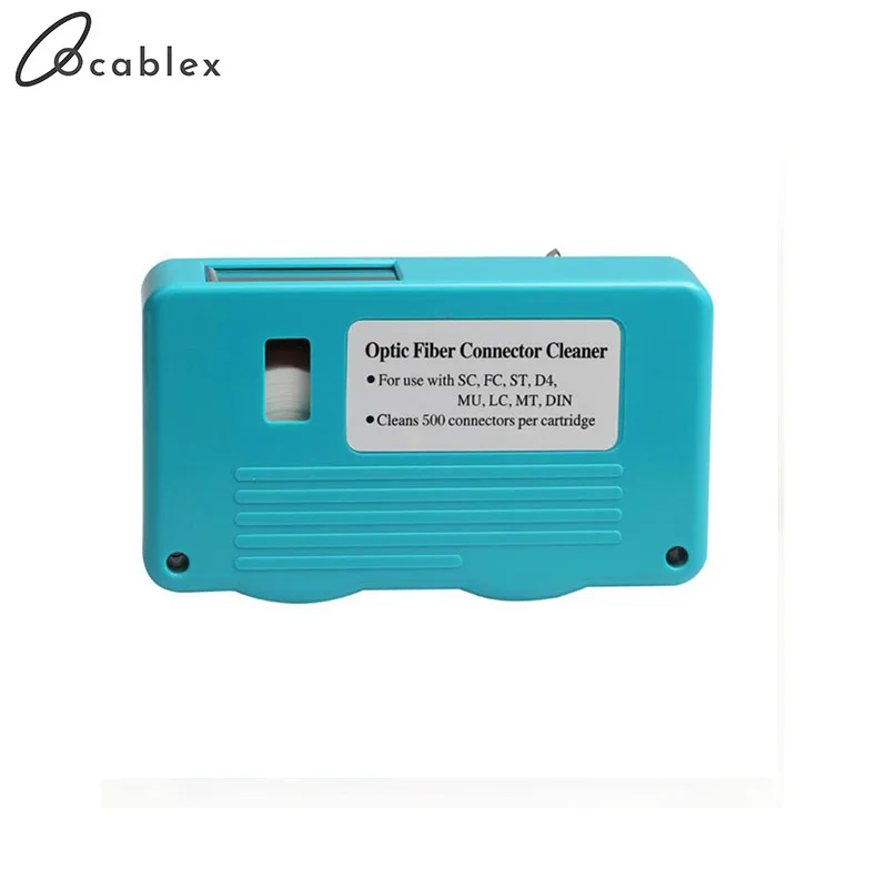 Trasporto Libero Connettore A Fibra Ottica Cleaner/Fibra Ottica Conector Cleaning Cassette, 500 Volte Cassette Cleaner