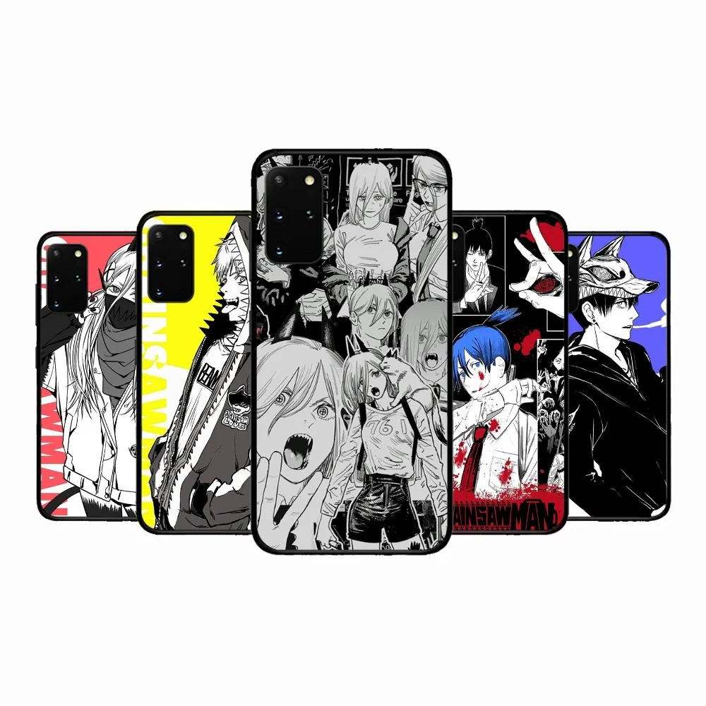 Cartoon Anime Chainsaw Man Phone Case Per Samsung S 9 10 20 21 22 23 30 23Plus Lite Ultra Fe S10Lite Fundas