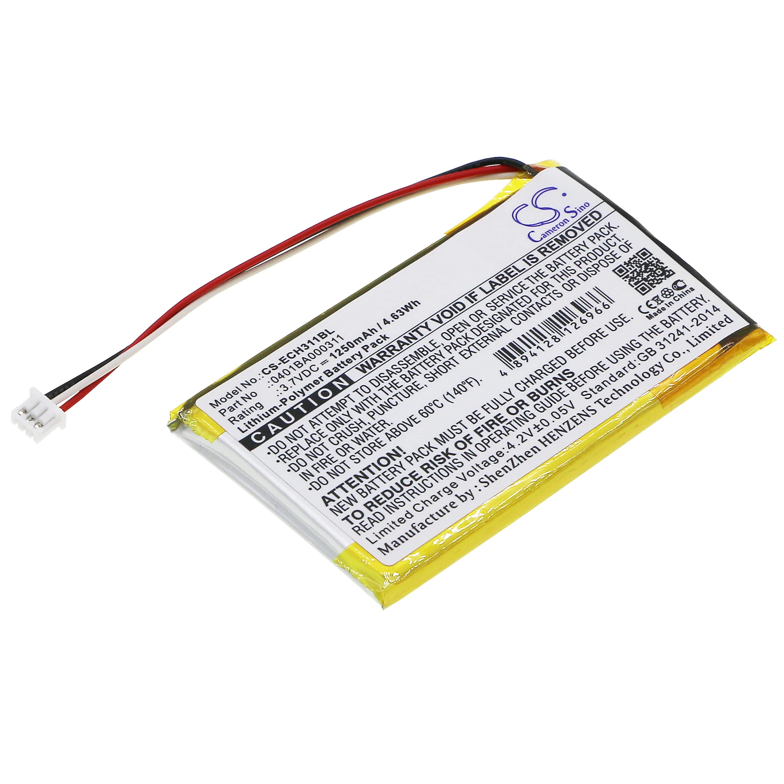 Batteria Verde Batteria 1250Mah Per Elca Mito-Vetta Mago-Evo Vetta Evo 0401Ba000311