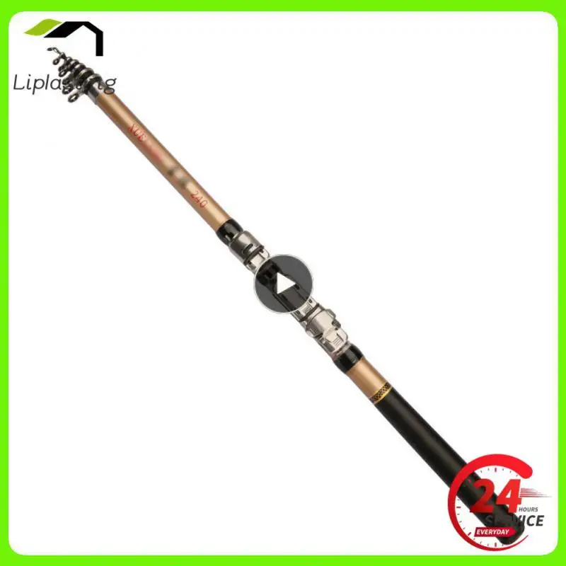 Canna Da Pesca Telescopica Spinning Fly Carp Feeder Fibra Di Carbonio Pesca 2.7M 2.4M 2.1M 1.8M 1.5M Mini Travel Rod Reel Seat