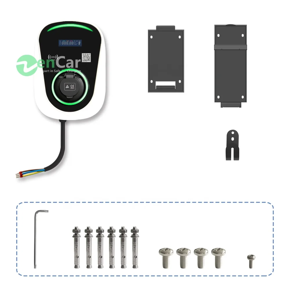 16A 11 Kw 3 Fasi Type2 Wallbox Ev Stazione Di Ricarica Prezzo Di Produzione Wireless