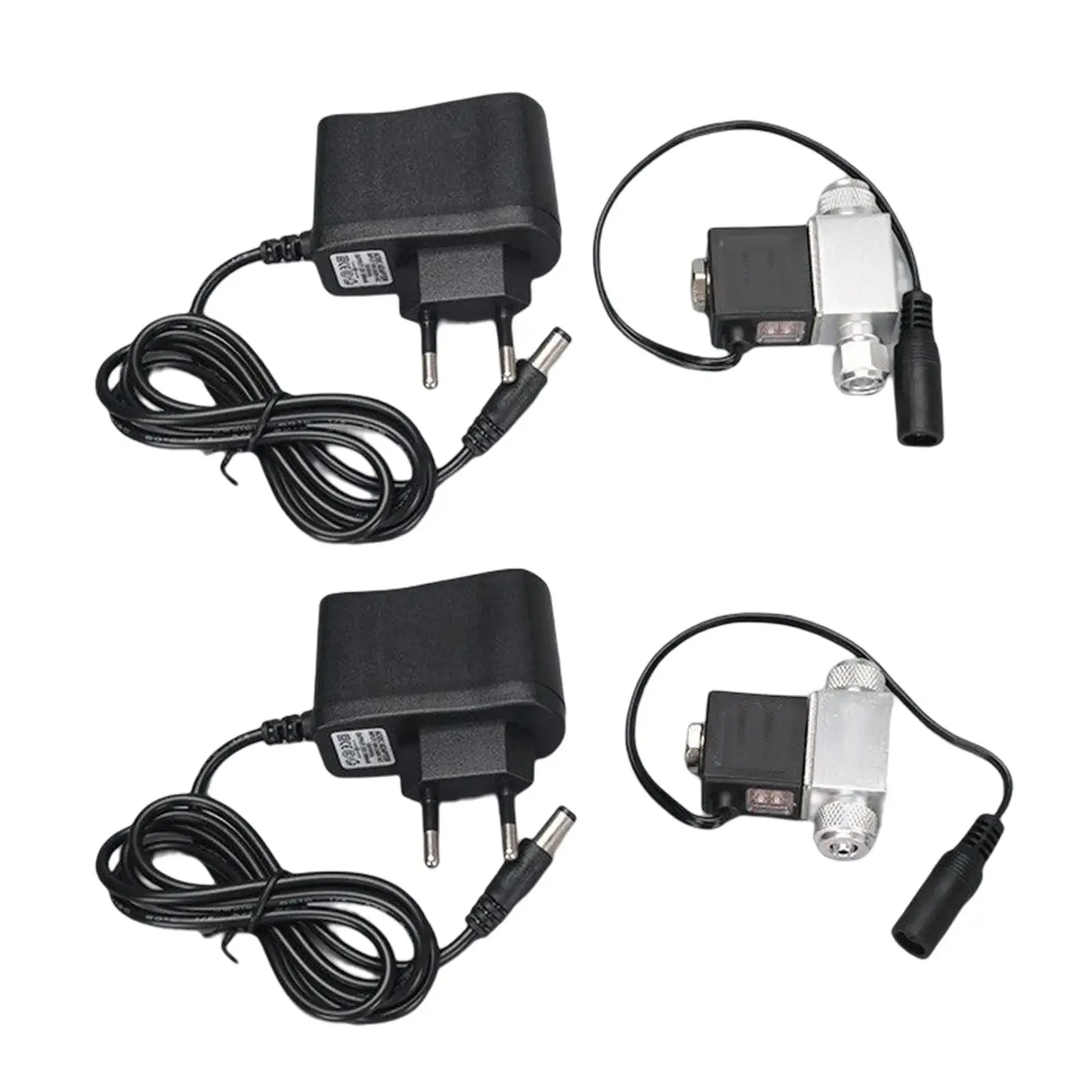 System Regulator Fish Tank Accs Flame Retardant Electric Valve Co2 Solenoid Valve Regulator