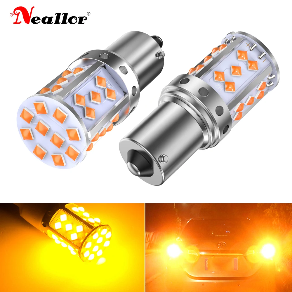 Canbus Nessun Errore 1156 Ba15S P21W Lampadina Led Per Skoda Superb Octavia 2 Fl 2010 2011 2012 2013 Luci Di Marcia Diurna Drl Arancione