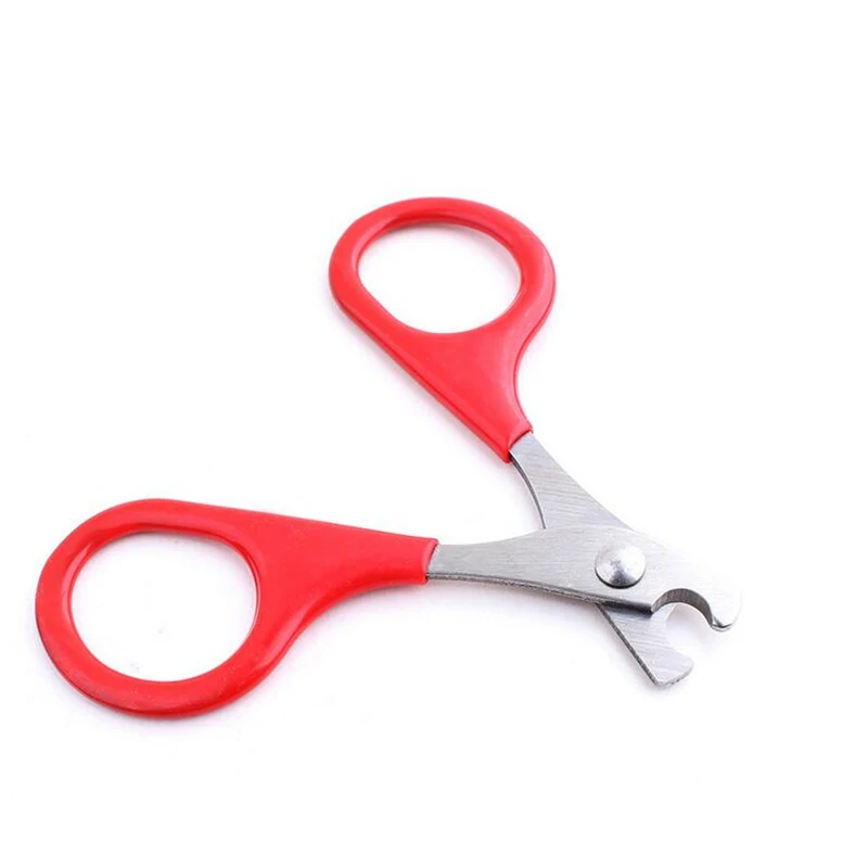 1 Pezzo Puppy Cat Forbici Pet Dog Nail Toe Claw Forbici Trimmer Groomer Cutter Cat Nail Forbici Cat Nail Clippers Rosso Nero