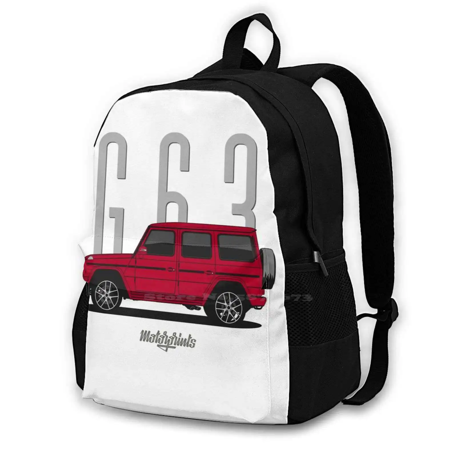 G (Rosso) Borse Moda Zaini Gclass Gelandwagen Gwagon Sport Autobyor Carlson Lorinser W463 G55 G63 G65 Classic Garage Red