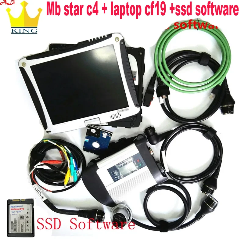 Mb Star C4 Sd Connect Con Laptop Toughbook Cf-19 Mb Connect Compact C4 V2023.09 Software Star Multiplexer Diagnostics Tools
