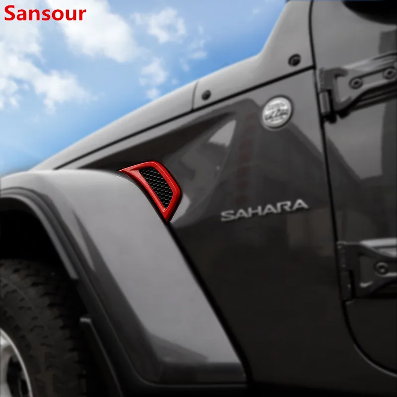 Car Wheel Sopracciglio Aria Condizionata Vent Outlet Decor Cover Sticker Per Jeep Wrangler Jl 2018 + Per Jeep Gladiator Jt 2018 +