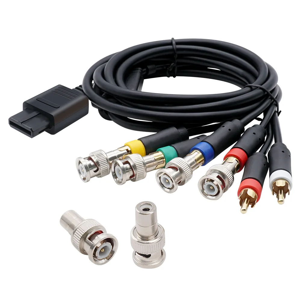 Av Composite Retro Cable Rca Tv Audio Video Standard Cords Connector For Ngc/N64/Sfc/Snes Fornintendo 64 Sfc With Bnc