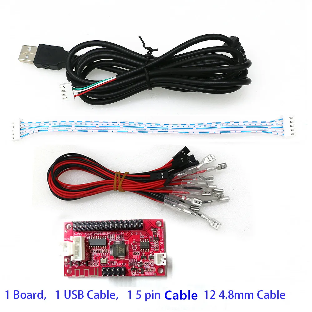 Joystick Encoder Scheda Pcb Usb Arcade Zero Delay Controller Per Pc Ps3 Ps4 Scheda Encoder Bluetooth Wireless A Un Lettore