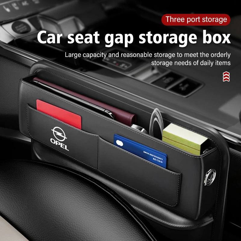 Car Console Side Auto Seat Fessure Filler Organizer Box Per Opel Zafira Meriva Mokka Vivaro Vectra Antara Ampera
