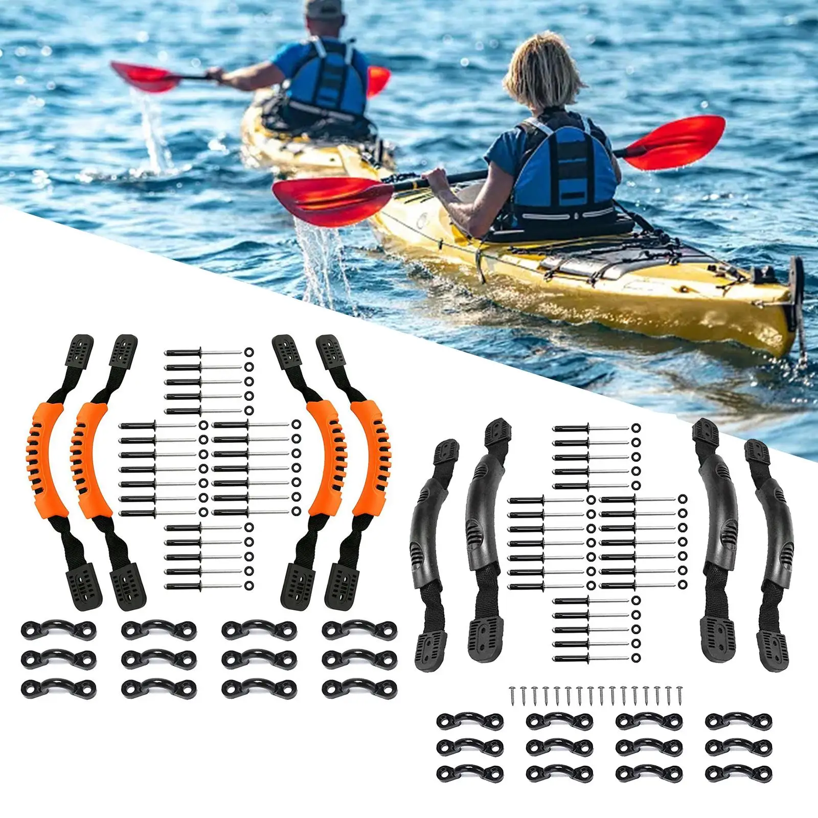 Kit Maniglie Per Kayak, Maniglia Per Canoa, Con Viti, Hardware Per Kayak Maniglia Per Kayak Fai Da Te Accessori Per Kayak Per Kayak Da Barca Alla Deri