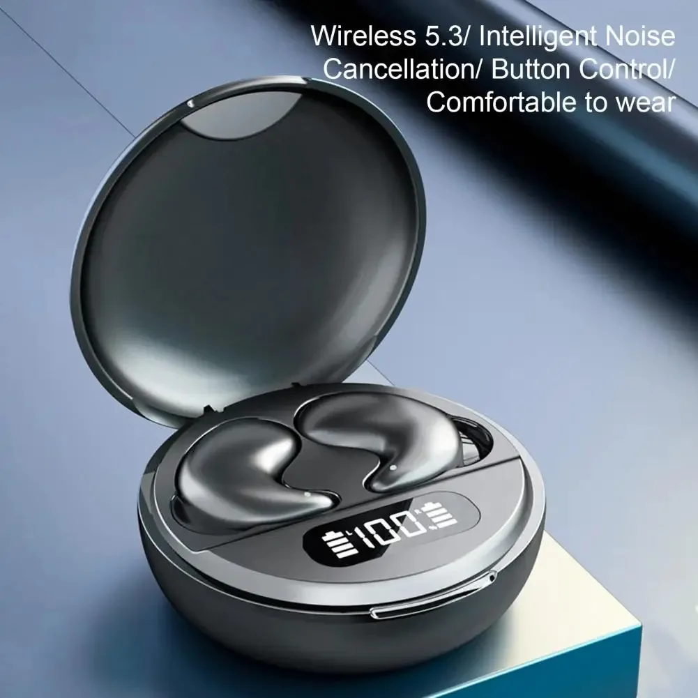 Sleep Invisible Earbuds Tiny Mini Headphones Hidden Noise Cancelling Tws Cuffie Wireless Sport Stereo Bluetooth 5.3 Auricolare