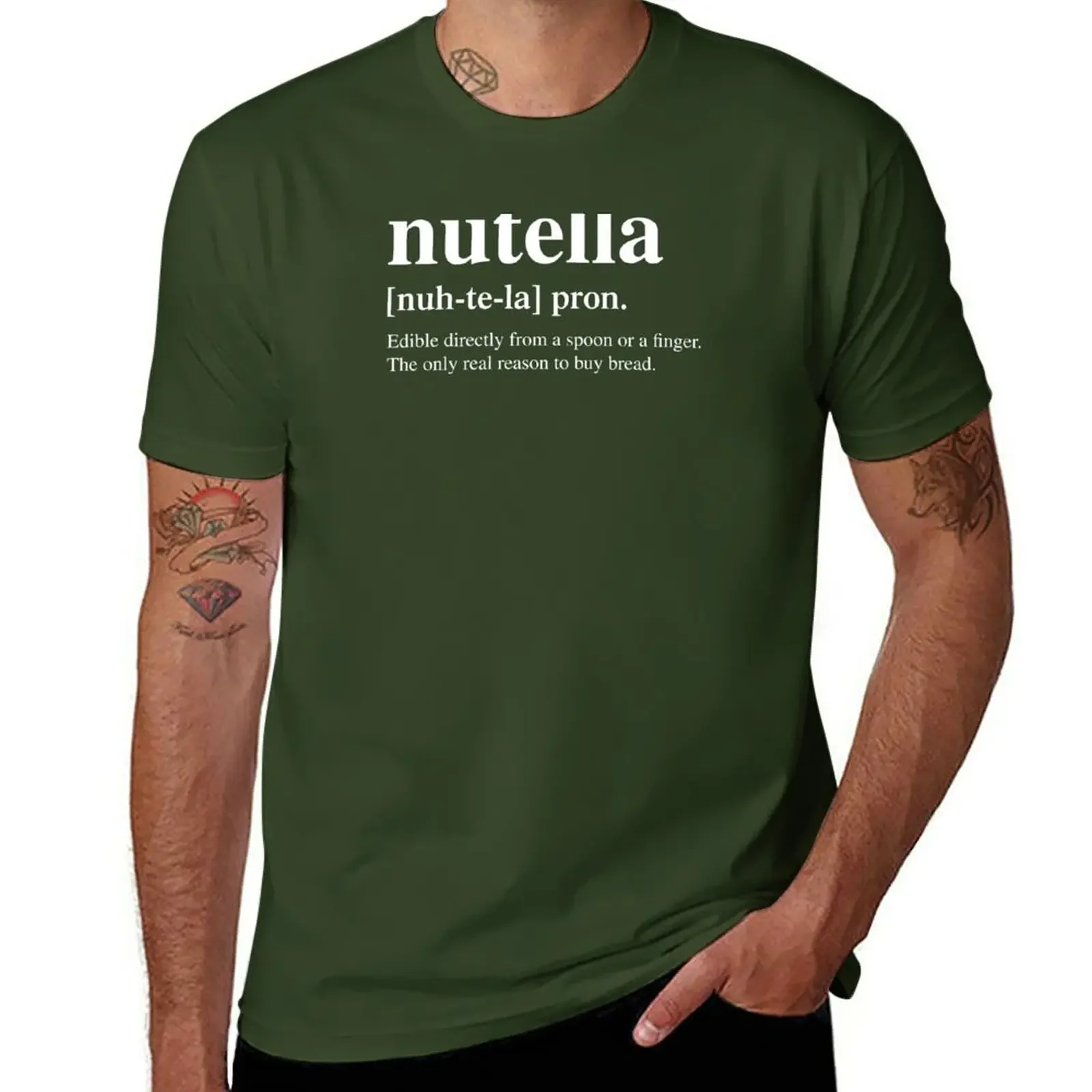 Nutella Definition Design-Spark Love, Spread Nutella-Se Vuoi Comprare La Felicità, Acquista Nutella - Designs For Hoodie T-Shirt