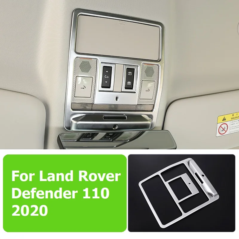 Per Land Rover Defender 110 2020 Abs Matt Car Roof Lampada Da Lettura Frame Trim Accessori Per Auto 1 Pz
