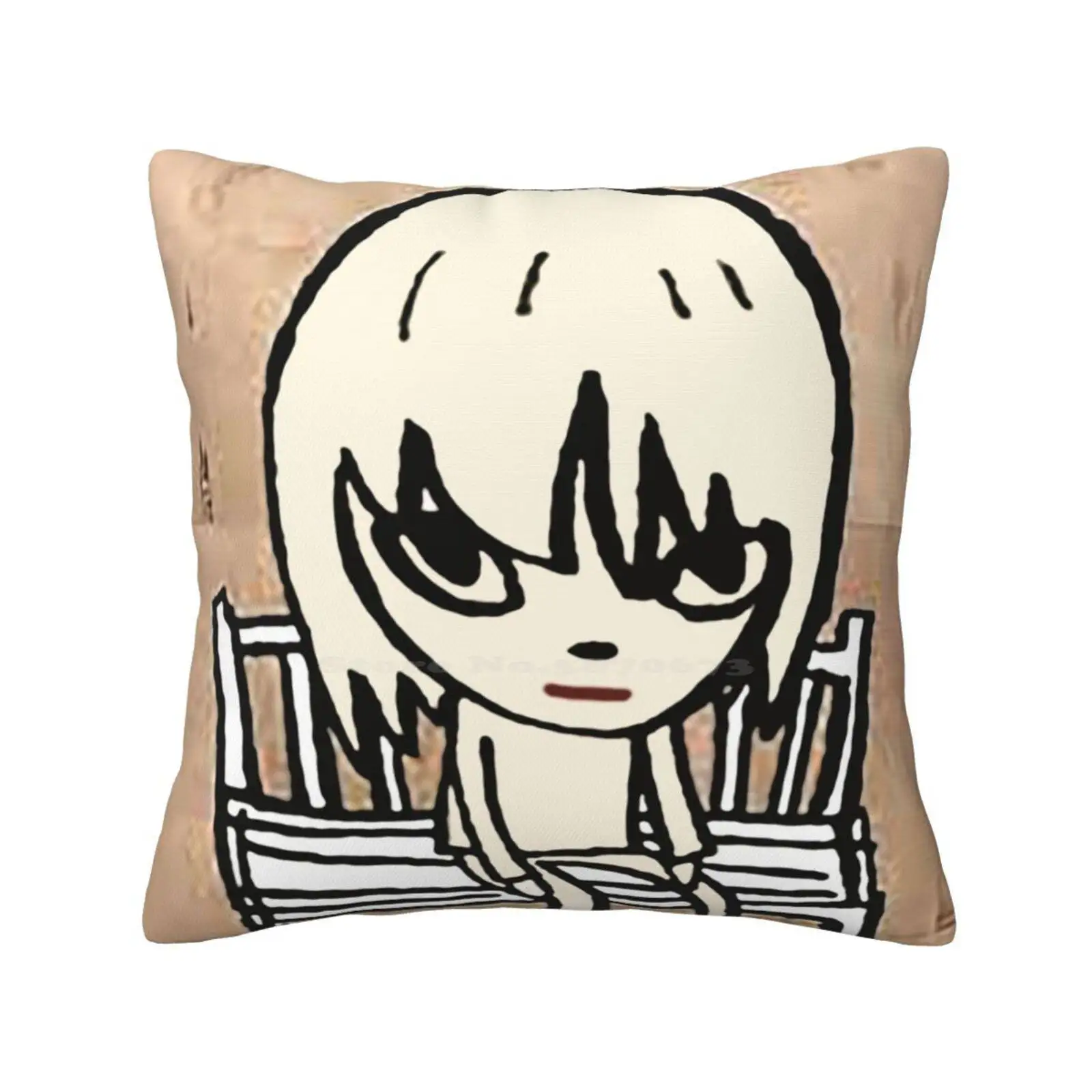 Yoshimoto Art Pillows Case Camera Da Letto Decorazione Della Casa Yoshimoto Nara Artist Nara Lacma Oh My God I Miss You Yoshi Tomonara