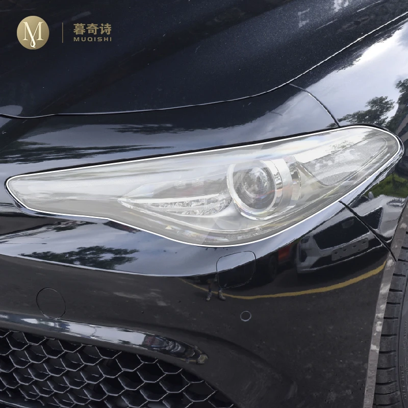 Per Alfa Romeo Giulia 2017-2023 Pellicola Protettiva Per Vernice Trasparente Ppf Esterna Per Auto Tpu Pellicola Protettiva Per Fari Antigraffio