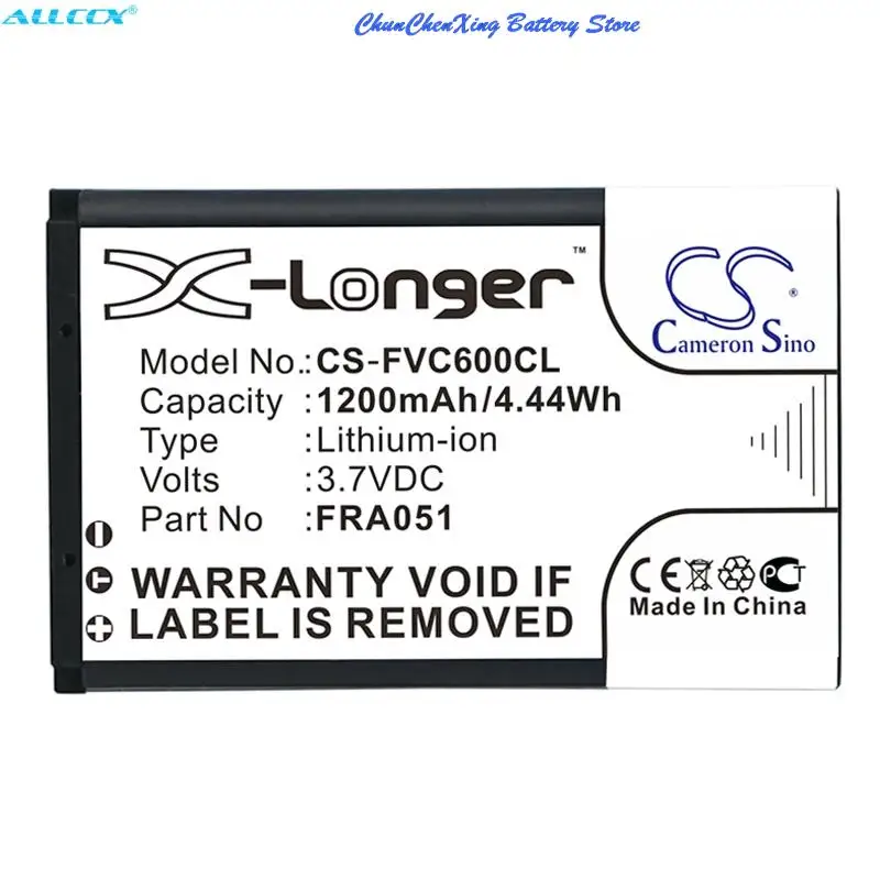 Batteria Greenbattery 1200Mah Fra051 Per Inverter! Fon C6,C6 Dect