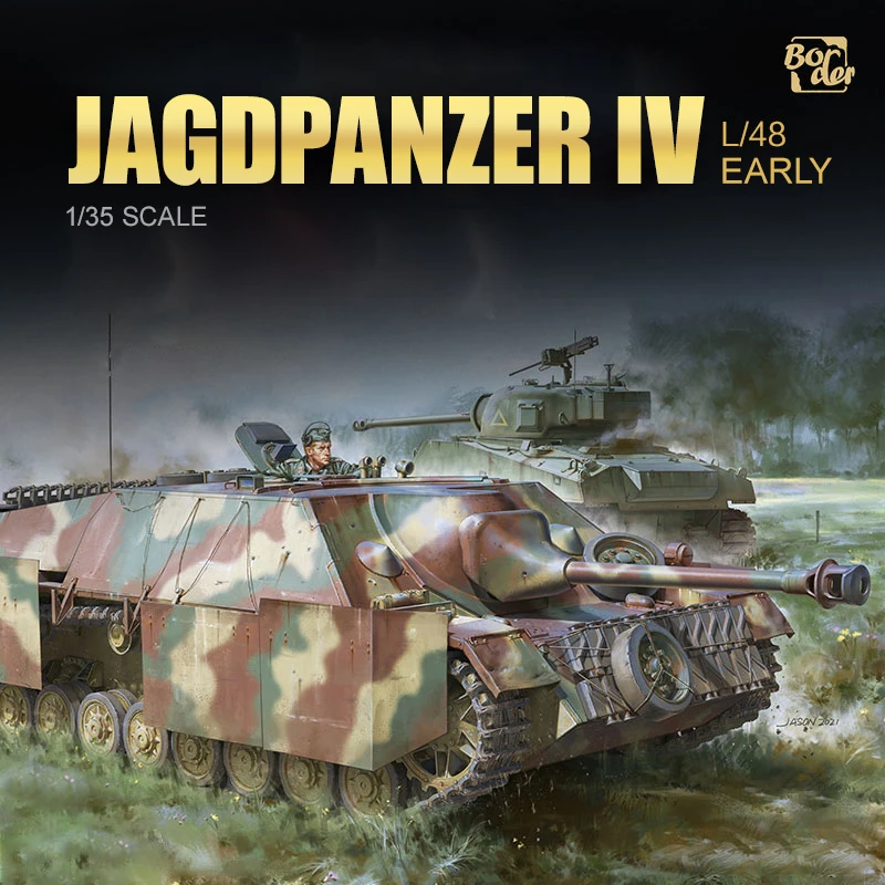 Serbatoio Di Montaggio Del Bordo Bt-016 Jagdpanzer Tedesco Iv L/48 [Inizio] Kit Modello Di Assemblaggio