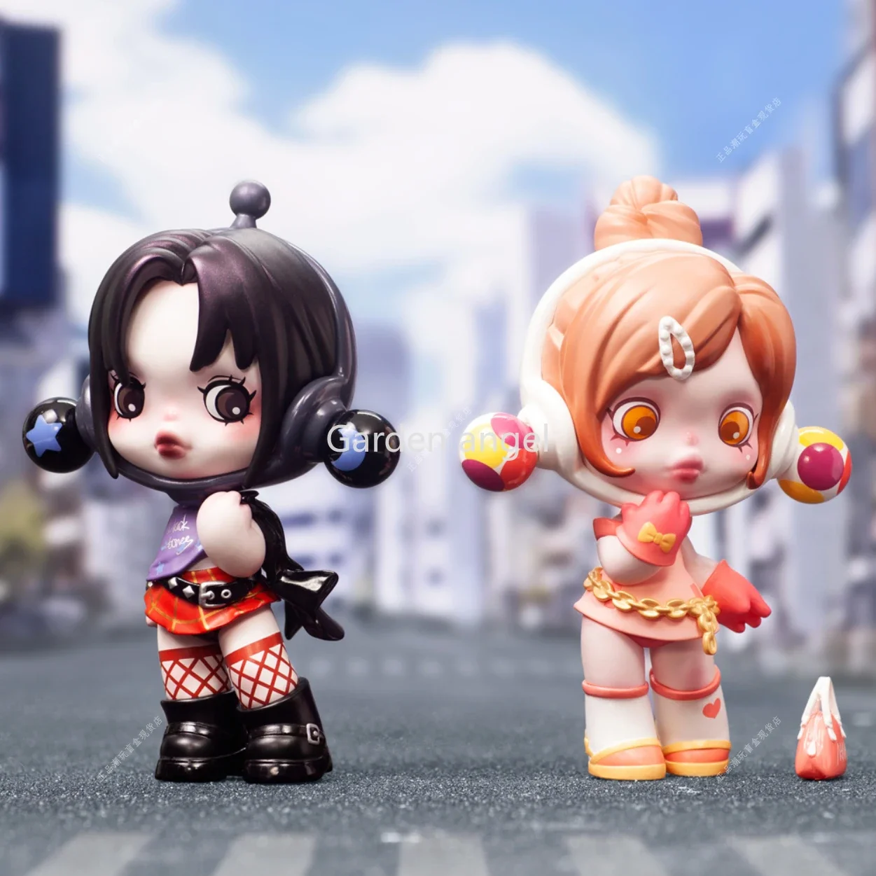 Popmart X Nana Osaki Nana Komatsu Nana Collezione Di Ascensori Fatti A Mano Figurine Modello Action Figure Toys Kawaii Doll Mystery Box
