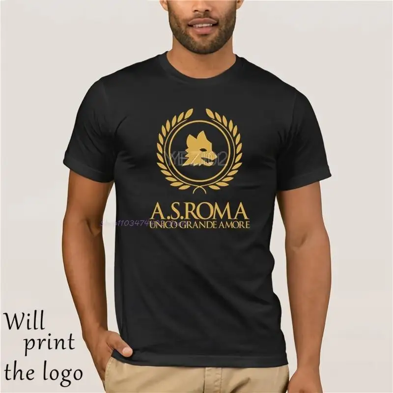 T-Shirt Uomo Roma Roma Roma As Ultra Italia Italia Associazione Sportiva As Roma Fans Serie A Totti Red Wolf El Shaarawy Perotti (115)