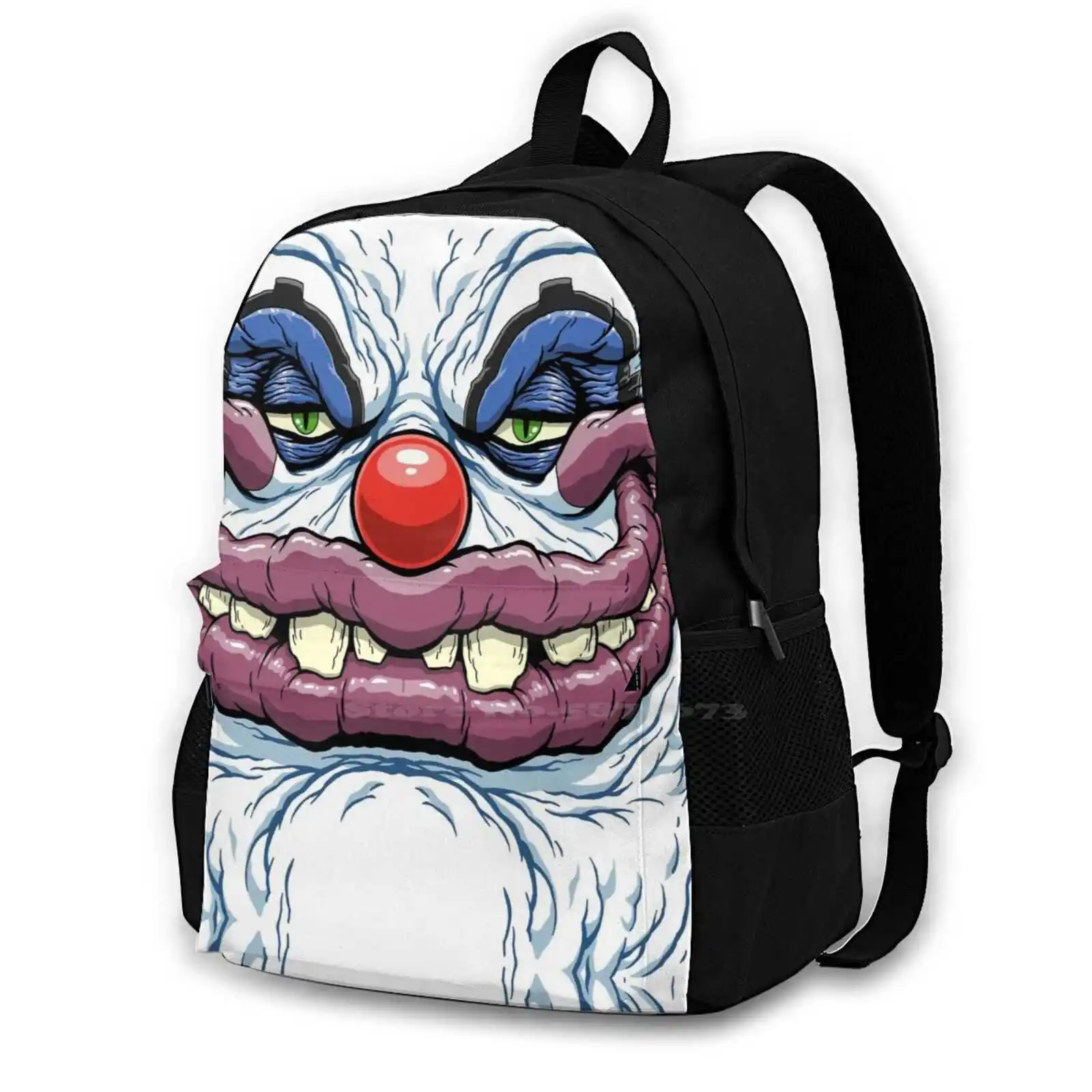 Killer Klown Fatso Bag Zaino Per Uomo Donna Ragazze Adolescente Black Killer Klowns Dallo Spazio Esterno Fatso Clowns Phil Postma