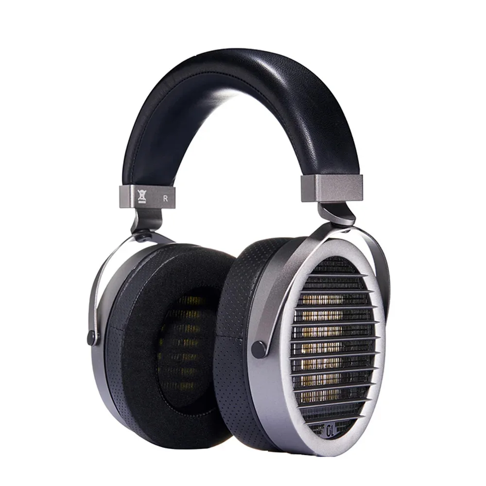 Cuffie A Piena Frequenza Planar Gl850 In Oro Con Trasformatore Di Movimento Dell'Aria Driver Amt, Intercambiabile 6N Occ Placcato Argento 8 Core Xlr