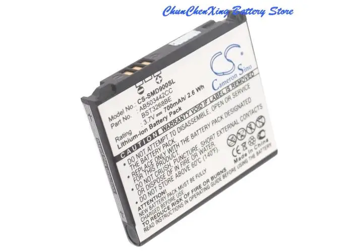 Batteria Greenbattery 700Mah Ab503442Cc Per Samsung E788, D900, D900B, D900I, D908, E690, E780, E783, Sgh-E788,Sgh-M359