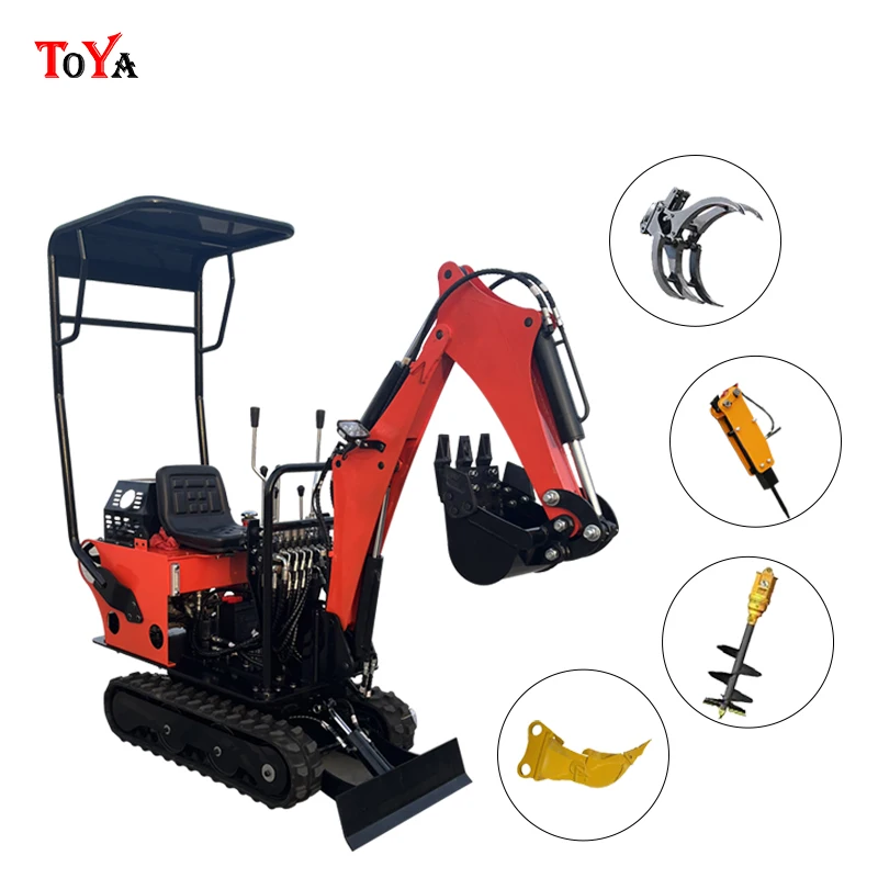 Escavatore Idraulico Meno Di 1 Tonnellata Escavatore Cingolato Ce Epa Euro 5 Bagger Per Macchine Edili Agricole Customizd