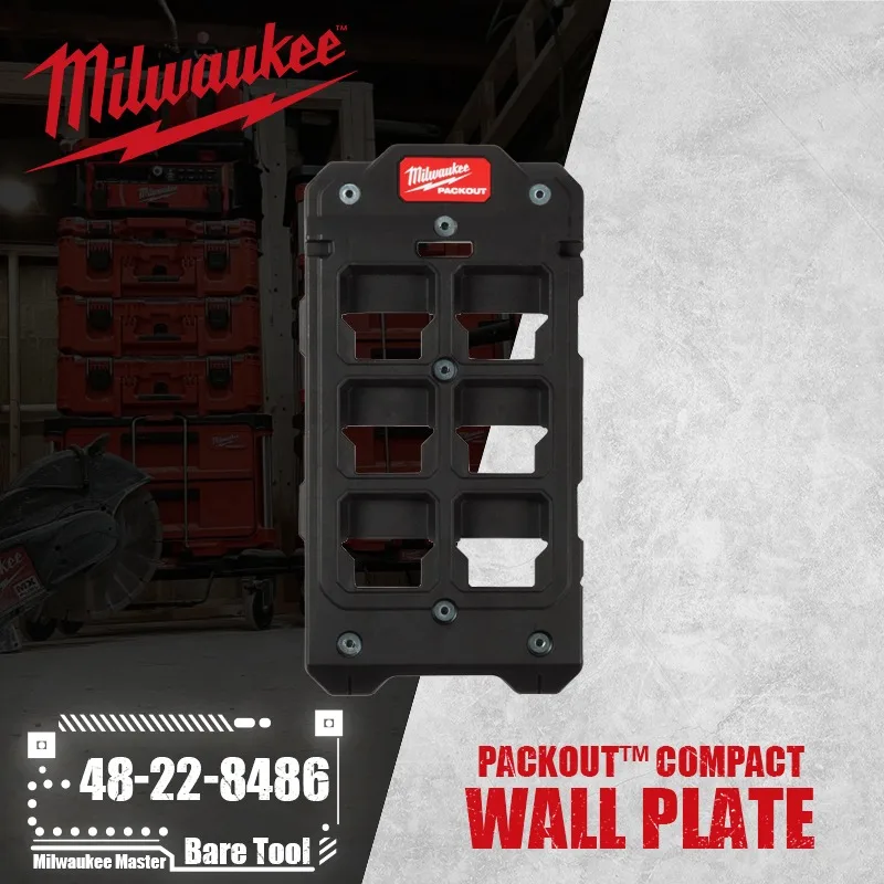 Milwaukee 48-22-8486 Packout™Accessori Per Elettroutensili Con Piastra A Parete Compatta