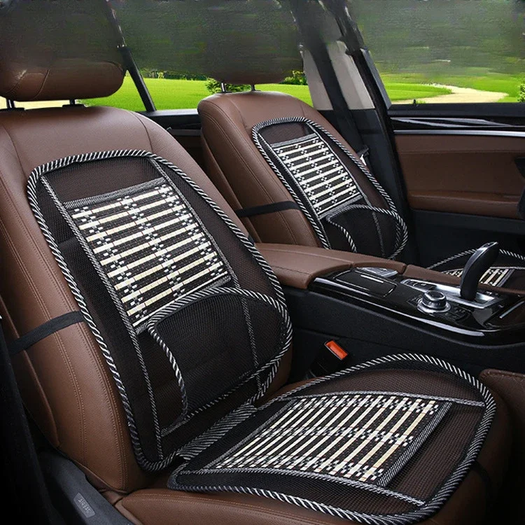 Auto Ice Silk Waist Cool Summer Car Massage Car General Steel Wire Bamboo Seat Car Seat